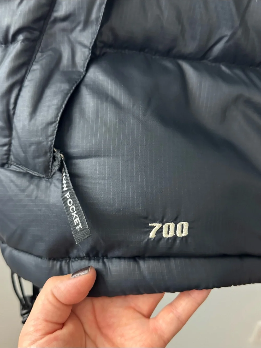 The North Face 1996 Retro Nuptse Vest Puffer Vest 700 Goose Down Black